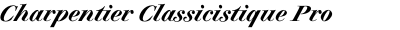 Charpentier Classicistique Pro Semibold Italic